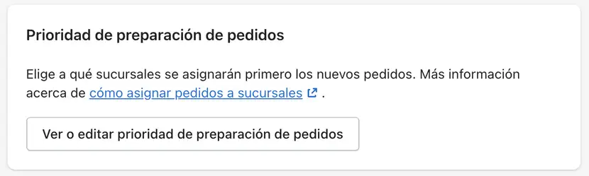 Métodos de envío en shopify configuración paso 1.