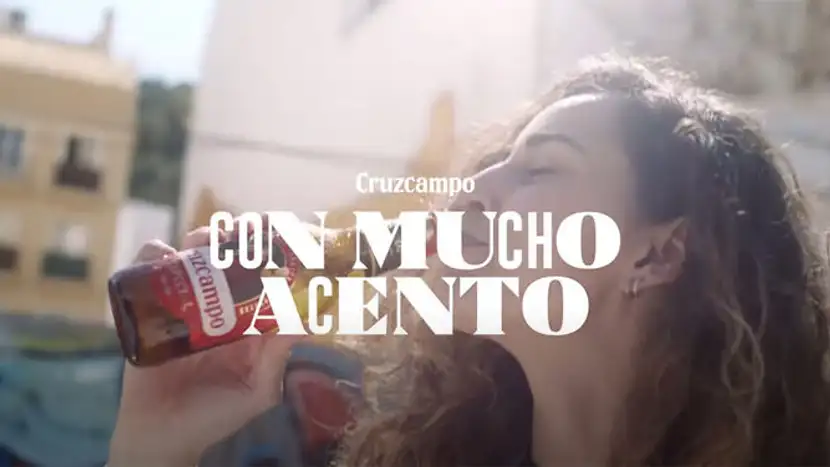 Cruzcampo con mucho acento