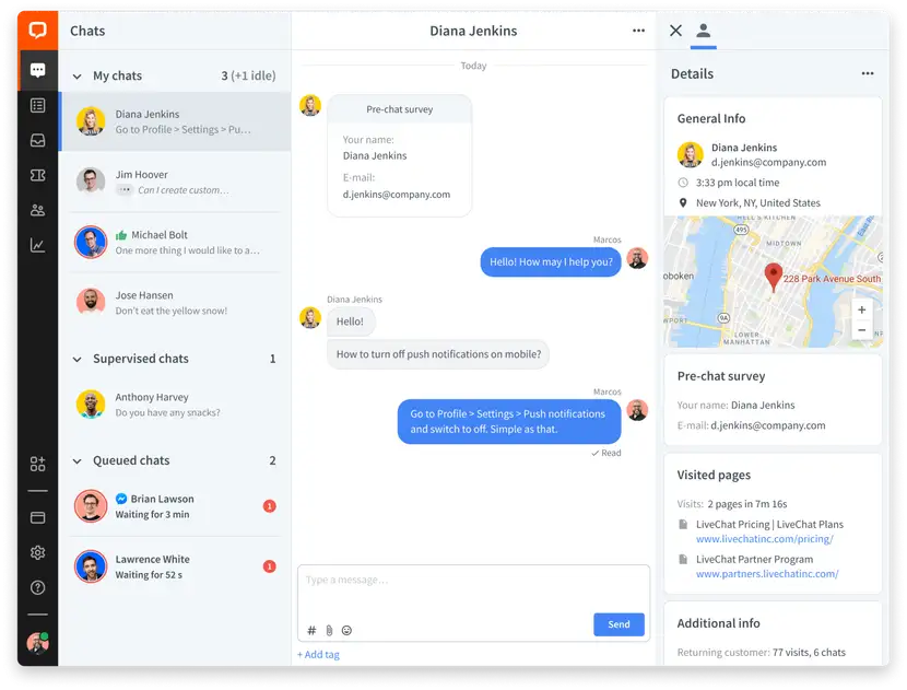 LiveChat für WooCommerce