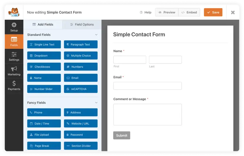 WPForms WooCommerce