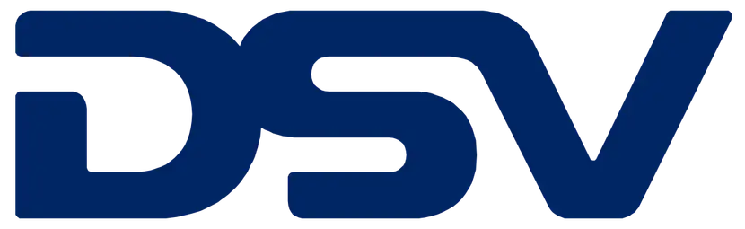 logo firmy transportowej DSV