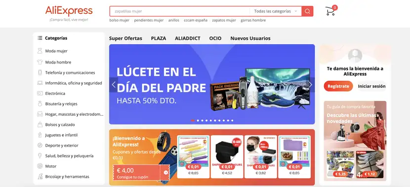 aliexpress plataforma marketplace españa