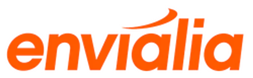 logotipo empresa de transporte envialia