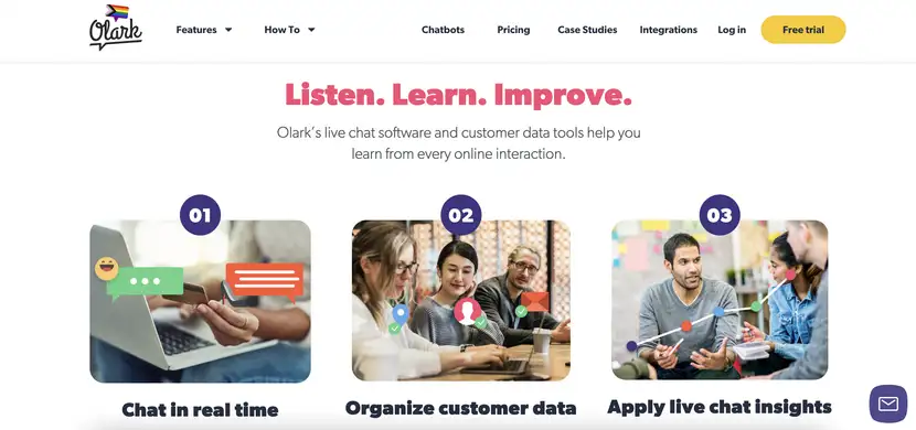 olark ist eine Kundensupport-Software für eine bessere Kommunikation mit Kunden
