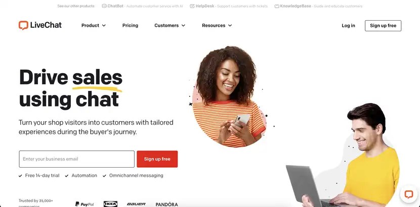 livechat ist ein tool, das die kommunikation mit den kunden erleichtert