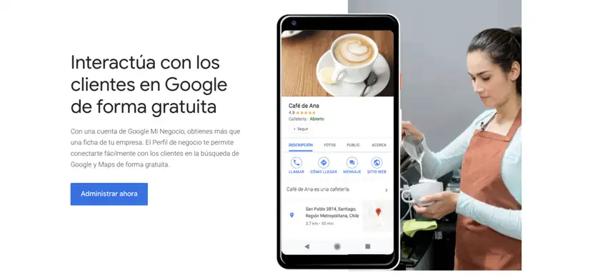 Google My Business es una herramienta para promocionar tiendas online. 