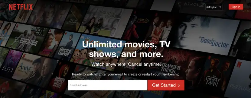 Netflix es un ejemplo de transformación digital de una empresa.