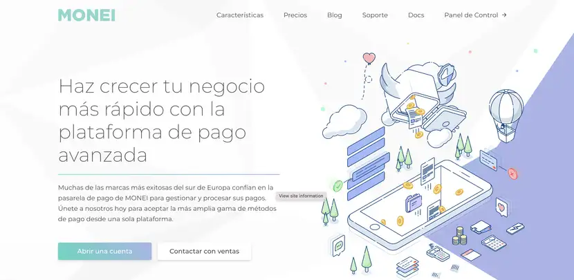 Pasarela de pagos MONEI.