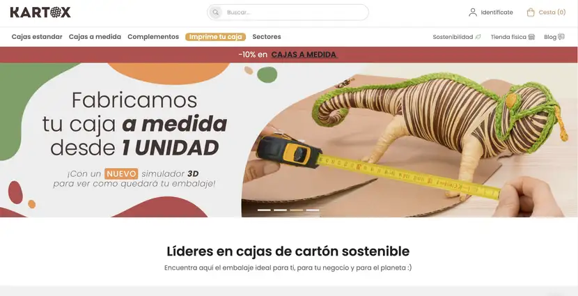 Kartox, empresa de packaging para eCommerce.
