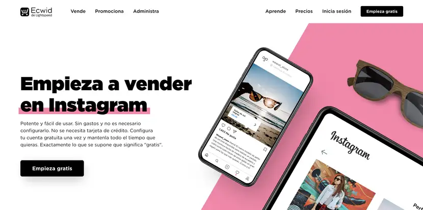 Plataforma eCommerce Ecwid.