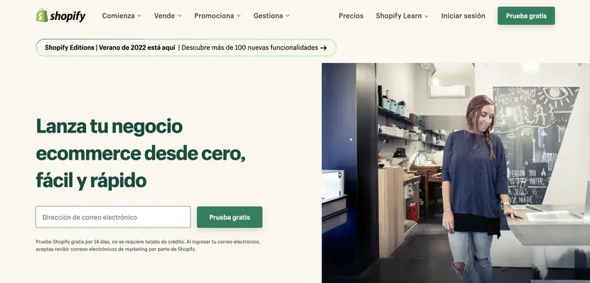 Plataforma eCommerce Shopify.