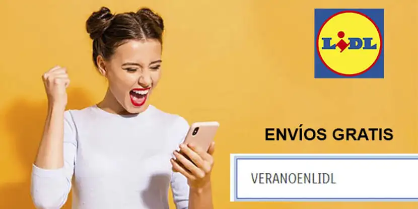 Promoción de envío gratis de Lidl.