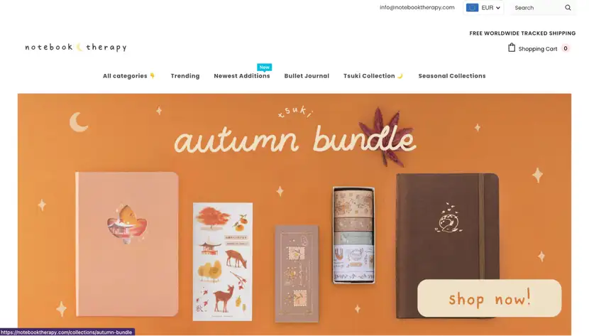 Tienda de dropshipping, NoteBook Therapy
