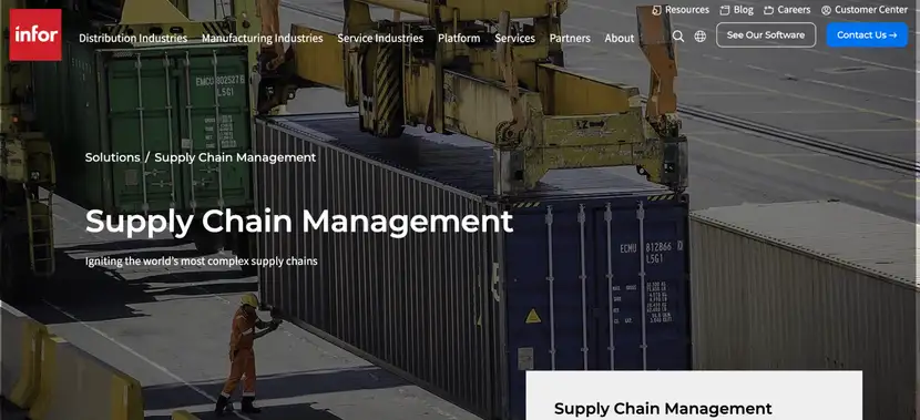 infor scm automation