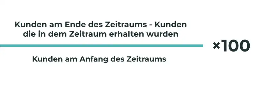 formel um die kundenbindung zu berechnen