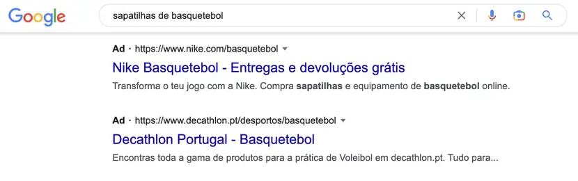 campanha de pesquisa google ads