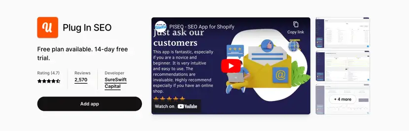 plug in seo shopify