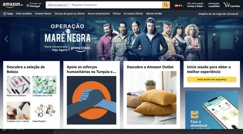 amazon notificação push