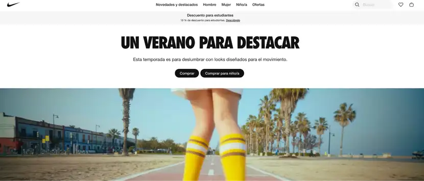 Estrategia de storytelling emocional de nike.