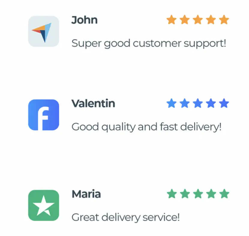 Avaliações de Clientes Pos Compra