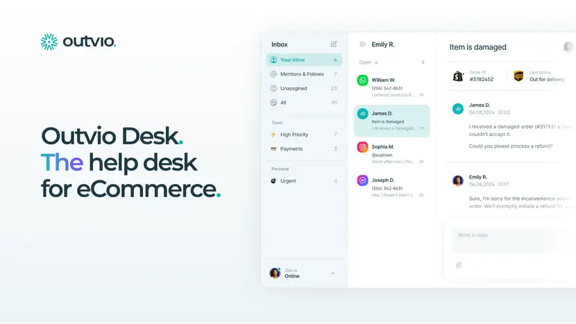 outvio help desk para eCommerce