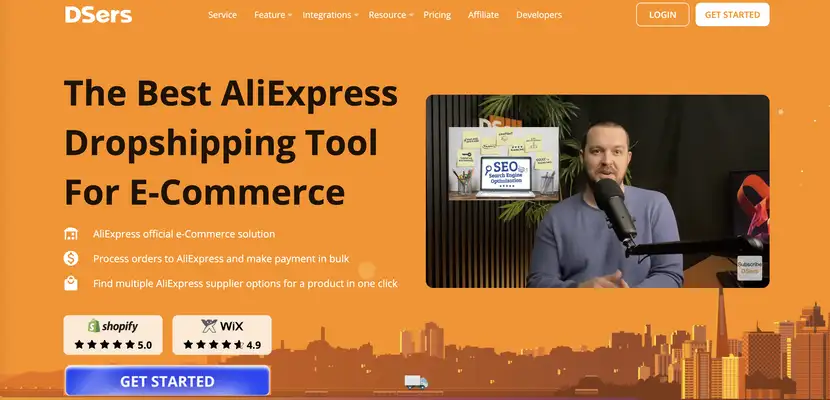 Dser es un proveedor de dropshipping para Shopify