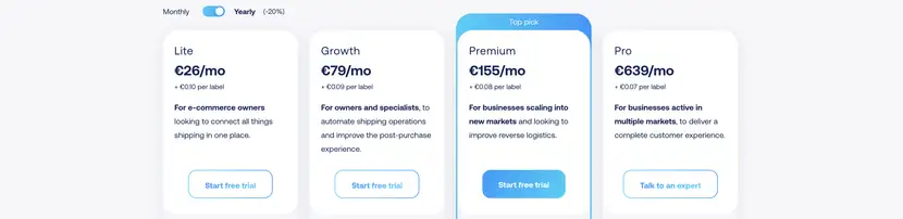 sendcloud-pricing