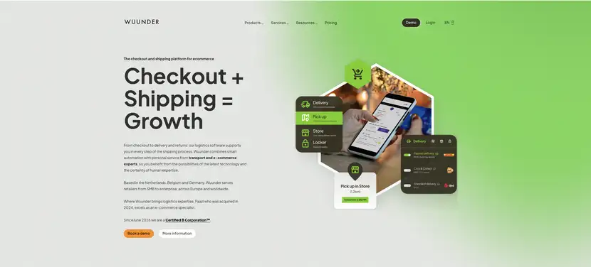 wuunder shipping software in europe