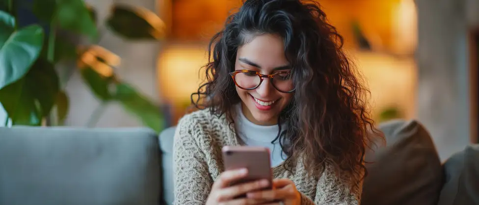 Mujer contacta con el servicio al cliente de un eCommerce